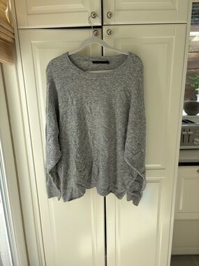 Jenni Kayne Heather Gray Knit Pullover